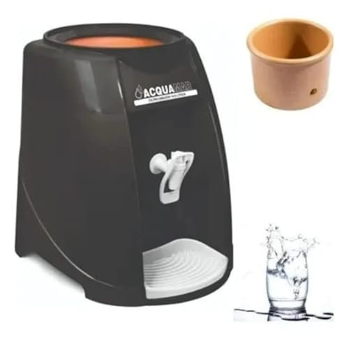 Bebedouro Suporte P/Galão De Água Cuba De Barro Amazon (Preta)