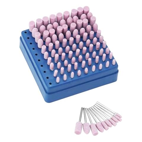 QWORK® 100 Pcs Grinding and Polishing Heads Cover