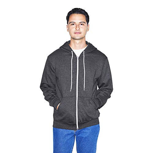 American Apparel Men's Flex Fleece Long Sleeve Zip Hoodie