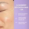 Mei Apothecary Cloudberry Dew Gel Eye Mask - 3 Pack Cooling Eye Masks for Puffy Eyes, Dark Circles & Wrinkles, Infused with Vitamin C, Peptides & Hyaluronic Acid
