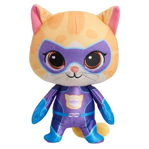 Disney Junior SuperKitties 7-inch Small Plush Stuffed Animal, Sparks, Kitten, Kids Toys for Ages 2 Up by Just Play