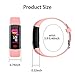 BingoFit Kids Fitness Tracker Watch with Heart Rate Monitor, Swimproof Kids Activity Tracker Pedometer Watch, Slim Sport Fitness Watch with Sleep Monitor, Calorie Counter for Kids Women Men (Pink)