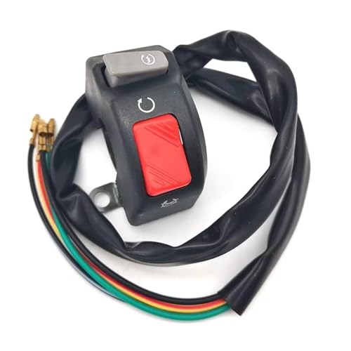 Interrupteur moto guidon 22mm bouton marche arrêt phare antibrouillard