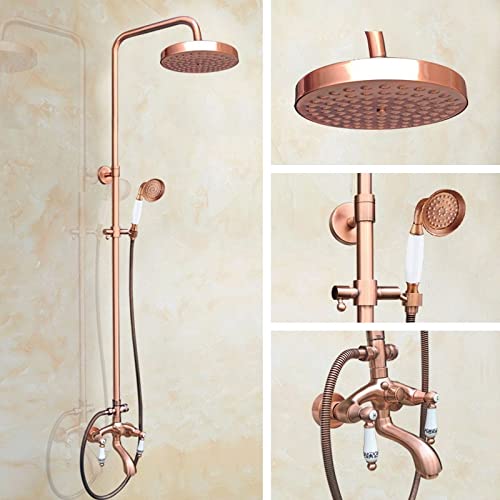 Pomme de Douche à Pluie en Laiton et Mitigeur Baignoire Arg535