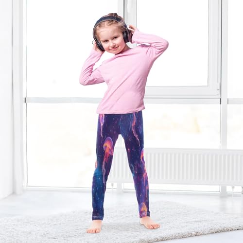 Bolaz Toddler Girls Leggings Printed Yoga Pants Leggings Freedom Jellyfish for Kids4