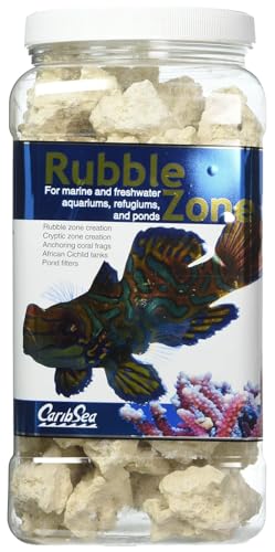 Carib Sea Aquatics Rubble Zone, 6 lb/1 Gallon, tan