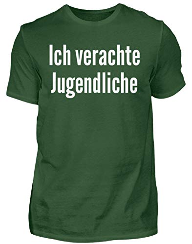 T-shirt pour homme vert et haut de gamme coupe confort taille large