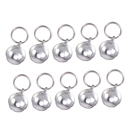 BESPORTBLE 10pcs Pet Small Bells Dog Collar Charm for Cat Puppy 18mm Diy Craft Accessories