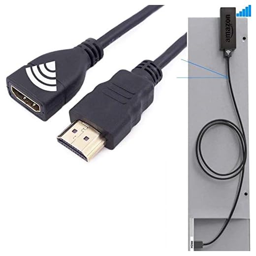 Extensor HDMI de substituição para Roku/TV Stick 4K Max/Lite, Google Chromecast, Switch, Xbox One, PS4, PS3, HDMI macho para cabo fêmea de 1,5 m