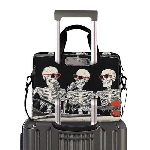 Bolso-maleta para laptop ALAZA con diseño Skull, 13-15.6 pulg miniatura 3