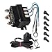 Winch Remote Contactor Control Solenoid Relay 12V 250A Twin Wireless Remote Kit Compatible with Car Motorcycle Off Road Vehicles