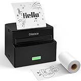 Ofeace Mini Pocket Printer, Sticker Printer, 200DPI Inkless Thermal Printer, Wireless Bluetooth Prin
