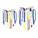 2 x Hundehalstuch, schönes Halstuch, Halstuch, Zubehör für kleine, mittelgroße und große Hunde,...