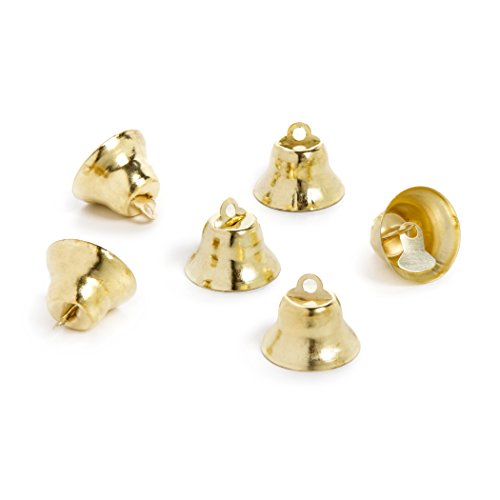 Darice 6 Piece, Gold Liberty Bell