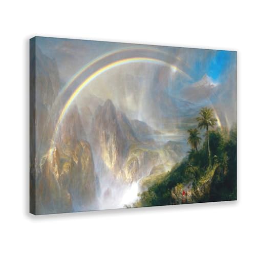Impression sur toile Fredric Edwin Church Saison des pluies grand format pour bureau