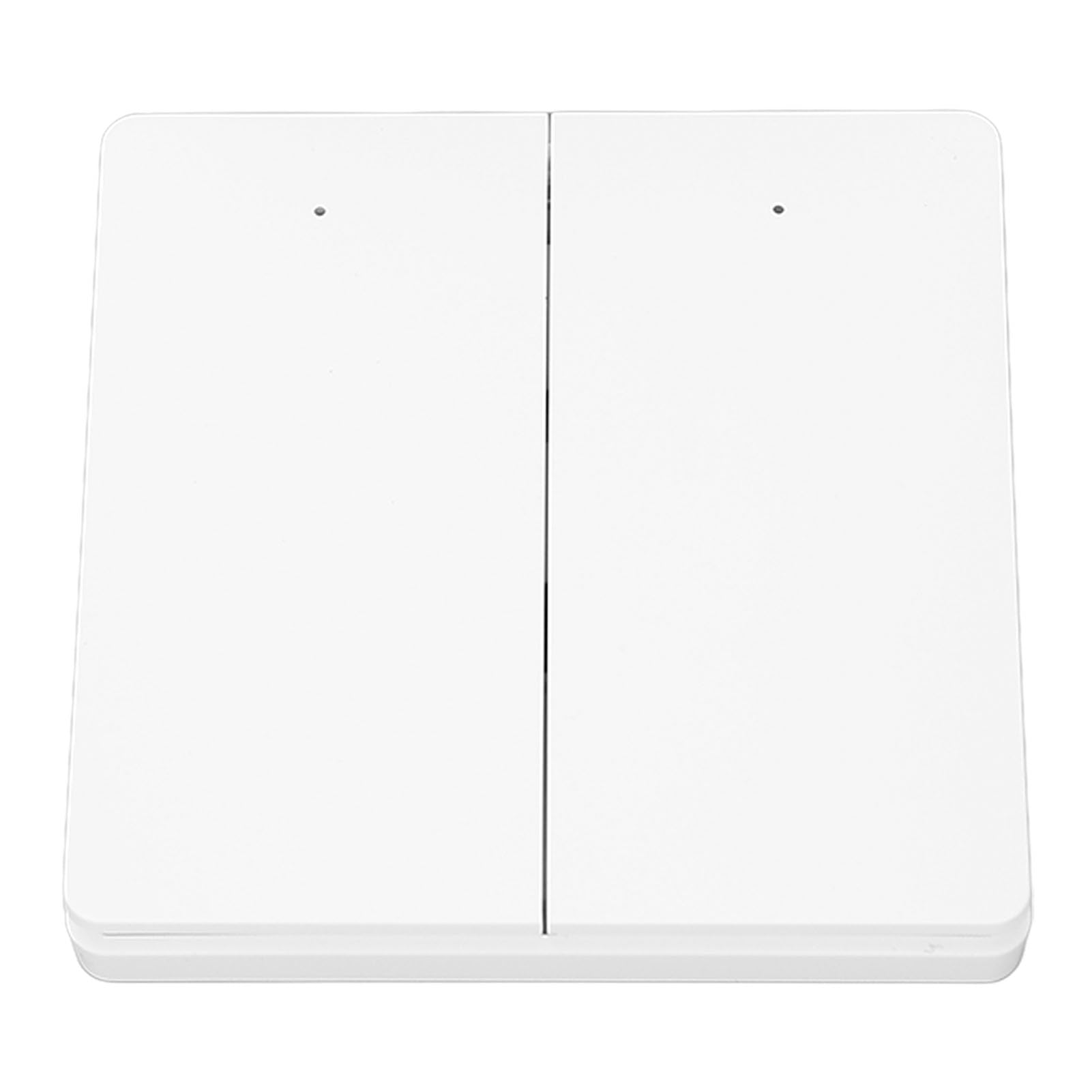 Interruptor de Luz WiFi 2 Gang Inalámbrico Sin Batería Control