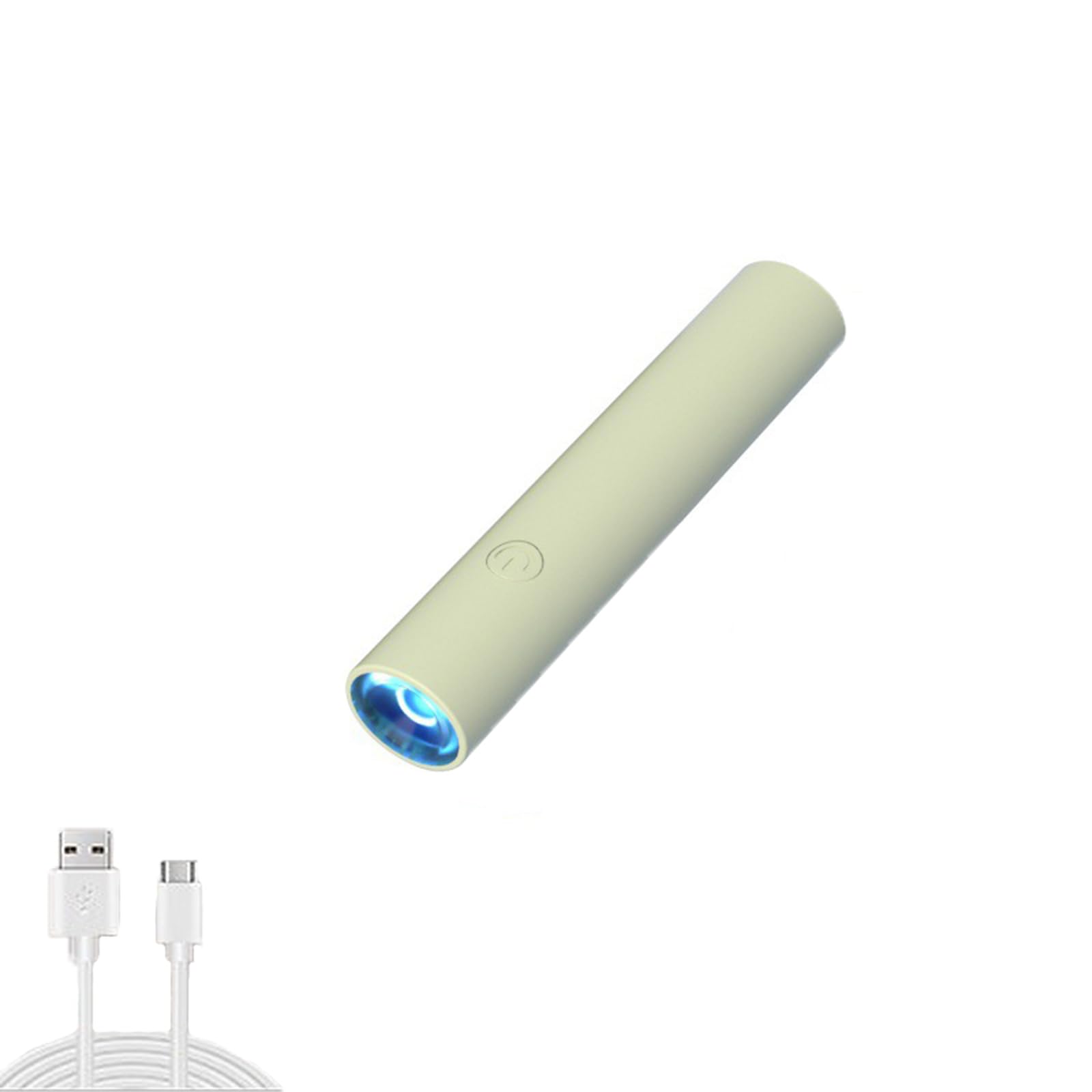 ThreeH Handheld UV Light for Gel Nails Cure Fast Portable Rechargeable LED Nail Lamp Cordless Quick Drying Nail Dryer with Home DIY Salon,Green