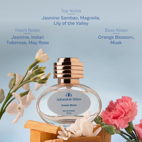 Image of Oceanic Bloom Eau De Parfum 50ML | Luxury Fragrance With Fresh Aquatic & Floral Notes For Women | Cruelty-Free Fragrance | Long-Lasting And Unique Scent | Luxury Gift For Her