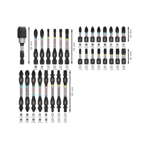 Bosch 31 tlg. Schrauberbit Set (Impact Control, Pick and Click, Professional Zubehör Schlagschrauber) – Ansicht 5