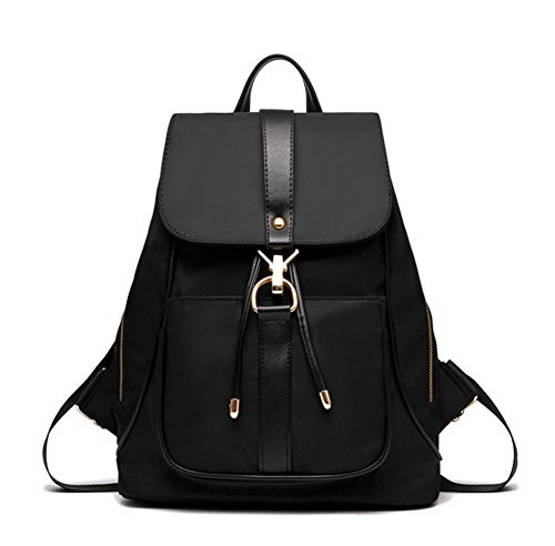 SS_seller Damen Rucksack Daypack Schulrucksack Reiserucksack Tagesrucksack Freizeittasche Elegant Casual Wasserdichte Nylon Rucksack Cover