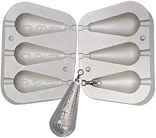 Molde de Pesas de Pera, 140–160-180 g, para Pesca de Carpas