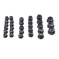 KIT TAPPI TAPPO MOZZO NERO CROMATI Vespa PX &ndash; SPECIAL &ndash; ET3 -PRIMAVERA