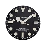 Quadrante dell'orologio luminoso verde con logo S da 28,5 mm(7)
