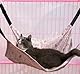 SECOFE Hängematte Käfig Katzenhängematte, Haustierkäfig-Hängematte,Empfohlen für Haustiere unter 9 kg, Geeignet für Katzen, Hunde, Kaninchen, Hamster usw, 46 * 37cm