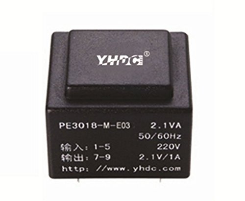 YHDCPCB welding isolation transformer PE3018-M 2VA 230V/15V