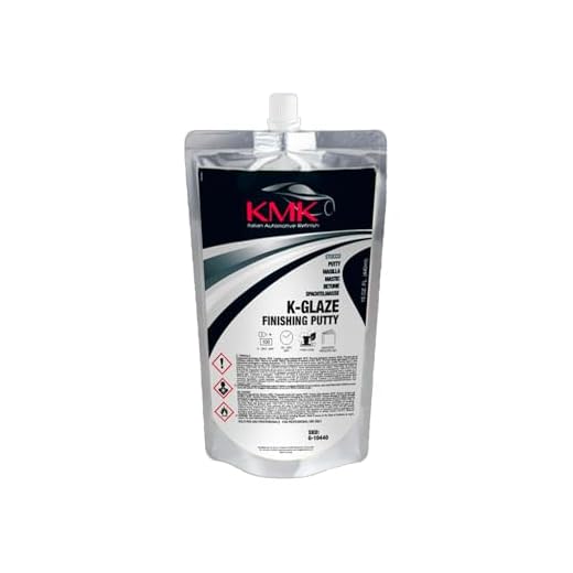 KMK K-Glaze G-10440 Automotive Finishing Putty - 440ml – High-Adhesion, Easy-Sanding Body Filler for Flawless Repairs