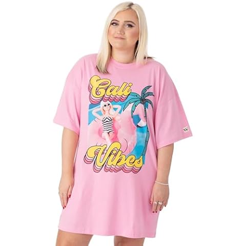 Barbie Pink Oversized T-Shirt Dress Cover