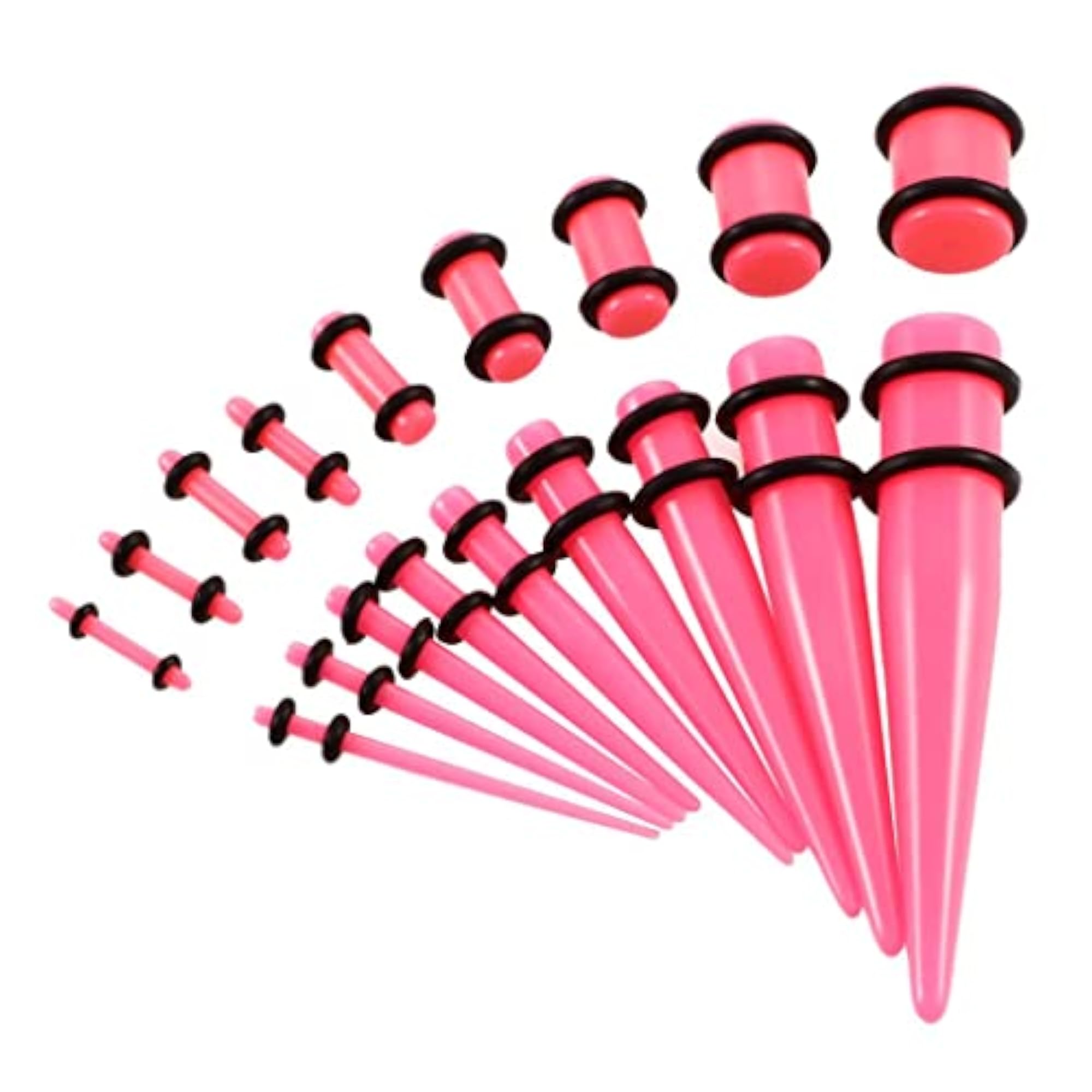 18 Pieces Ear Piercing Kit, Pink