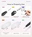 MelodySusie PocketNail Slim Ergonomic Pen-Shaped USB Nail Drill, PC100G 20004RPM Portable Electric File for All Manicure, Pedicure Nail Care, Shaping & Gel Removal at Home for Beginners