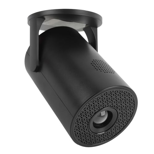 Mini Proiettore, Proiettore Cinematografico Portatile da Esterno 1080P Proiettore Home Theater Regolabile da 270 Gradi Videoproiettore per Telefono TV Stick Laptop