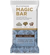 Lifestacks Magic Bar — Superfood Snack with 2g Functional Mushrooms, 10g Plant-Based Protein &amp; 4g...