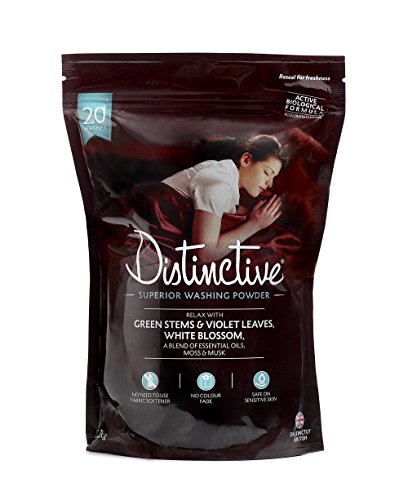 Distinctive Washing Powder / Laundry / Detersivo in polvere / Bio Washing Powder / Eco / Rilassante, Fragranza agli oli essenziali, per un buon riposo notturno - (confezione da 1)