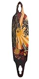 Bamboo Skateboards Directional Drop Through Longboard 41.13' x 9.625' - Pacific Sunset Graphic