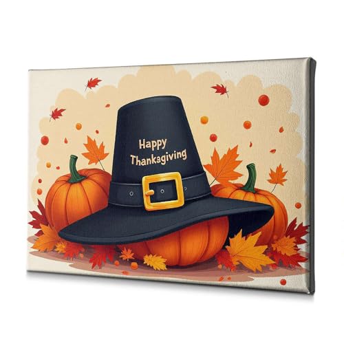 Décoration murale Thanksgiving sur toile 40x60 pour embellir vos murs