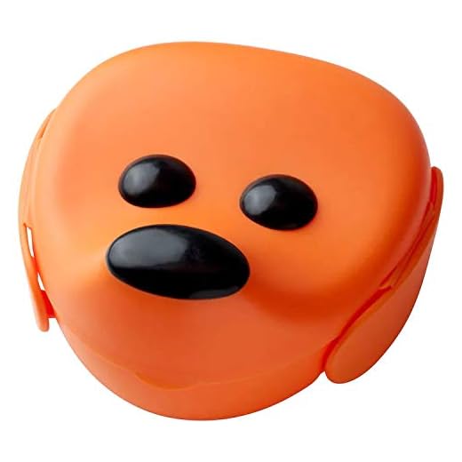 Ikea Puppy Dog Kids Plastic Lunch Box (17 X 18 X 10 Cm, 4",Orange)