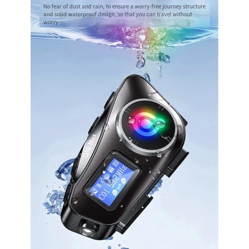 Intercomunicador para casco Q58 MAX impermeable IP65 y musica mixta multiescena 4