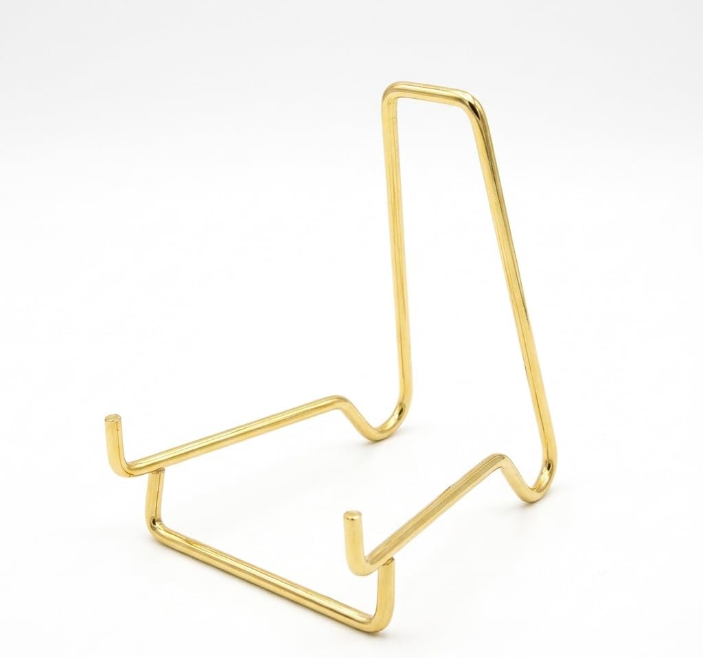 Display Holder For Pens Pencils And Art Supplies With Elegant Gold Base Suitable For Desk Workspace Craft Room , Small