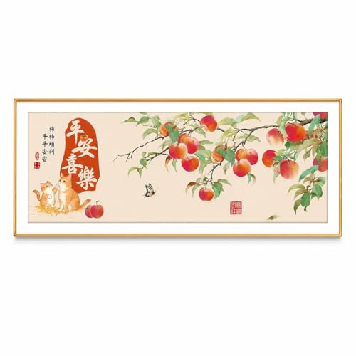 Coton égyptien et fibres longues pour ce kit broderie fleurs 11CT