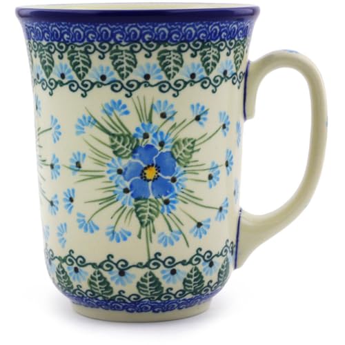 Taza Polmedia Polish Pottery 17 oz Patrón Cranberry Medley miniatura 3