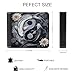 XZDXZD Yin Yang Koi Fish Lotus Water Slim Bifold Wallet for Men Women, Fashion PU Leather Credit Card Holder with Double-Sided Pattern, Portable Money Organizer Purse, 4.6