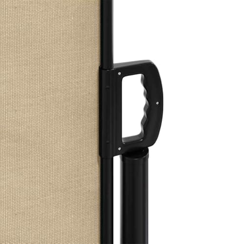 Auvent latéral rétractable beige pour stopper le vent rasant du balcon - 8