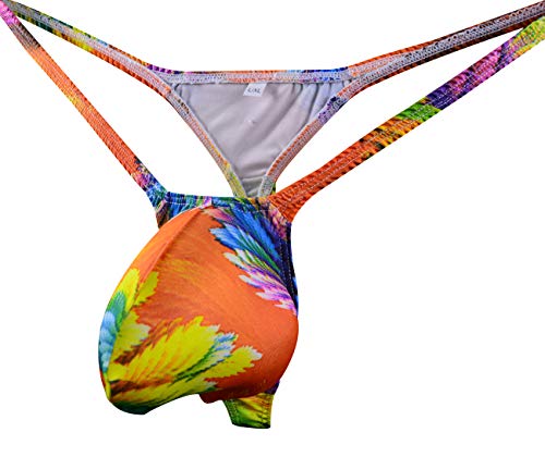 Man's G-String Bulge Pouch Thong T-Back Underwear WSS422