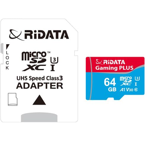 Amazon | RiDATA Gaming PLUS microSDカード 64GB microSDXCカード 超