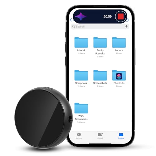 Dictáfono Mini 3072Kbps, dispositivo de grabación de audio, dispositivo de escucha con triple cancelación de ruido, activación de voz, grabadora de voz 64G, recargable por USB, mini dispositivo de