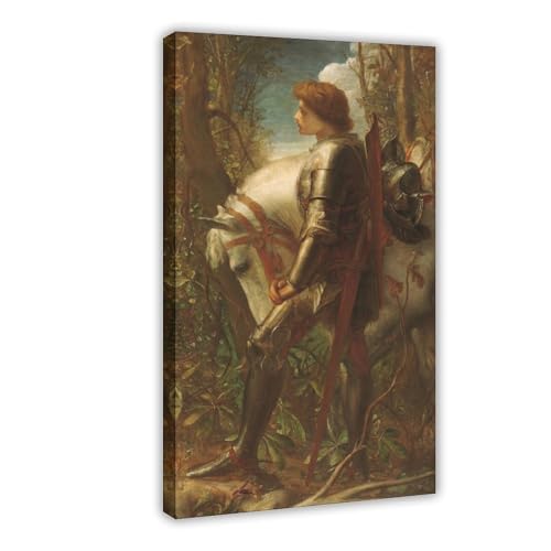 Toile Sir Galahad de Watts, une décoration murale poétique pour inspirer votre salon