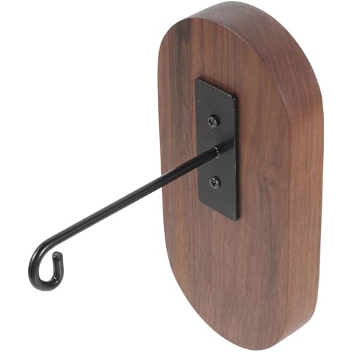 IMIKEYA 木製壁掛け風鈴ブラケット 属フック付き 風鈴吊り下げ用 壁面装飾 寝室リビング対応 スペース節約 耐荷重安定設計